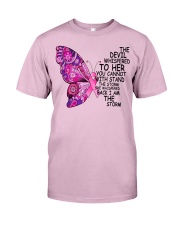 The Devil Whispered To Her You Cannot With Stand Classic T-Shirt thumbnail