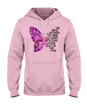 The Devil Whispered To Her You Cannot With Stand Hooded Sweatshirt thumbnail