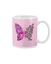 The Devil Whispered To Her You Cannot With Stand Mug thumbnail