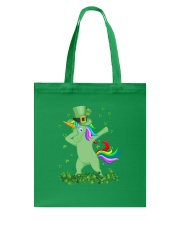 Lepricorn Leprechaun Unicorn Shamrock St Patrick' Tote Bag front