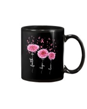 Faith Hope Love Pink Daisy Flower Ribbon Mug thumbnail