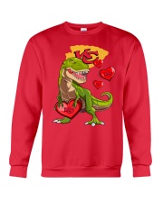 T-rex Kansas City Football Team Fans Crewneck Sweatshirt thumbnail