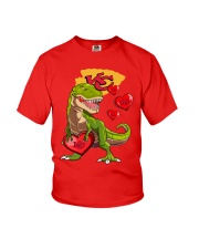 T-rex Kansas City Football Team Fans Youth T-Shirt thumbnail