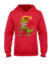 T-rex Kansas City Football Team Fans Hooded Sweatshirt thumbnail
