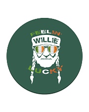 Feeling Willie Lucky Irish Flag St Patrick's Day Circle Coaster thumbnail