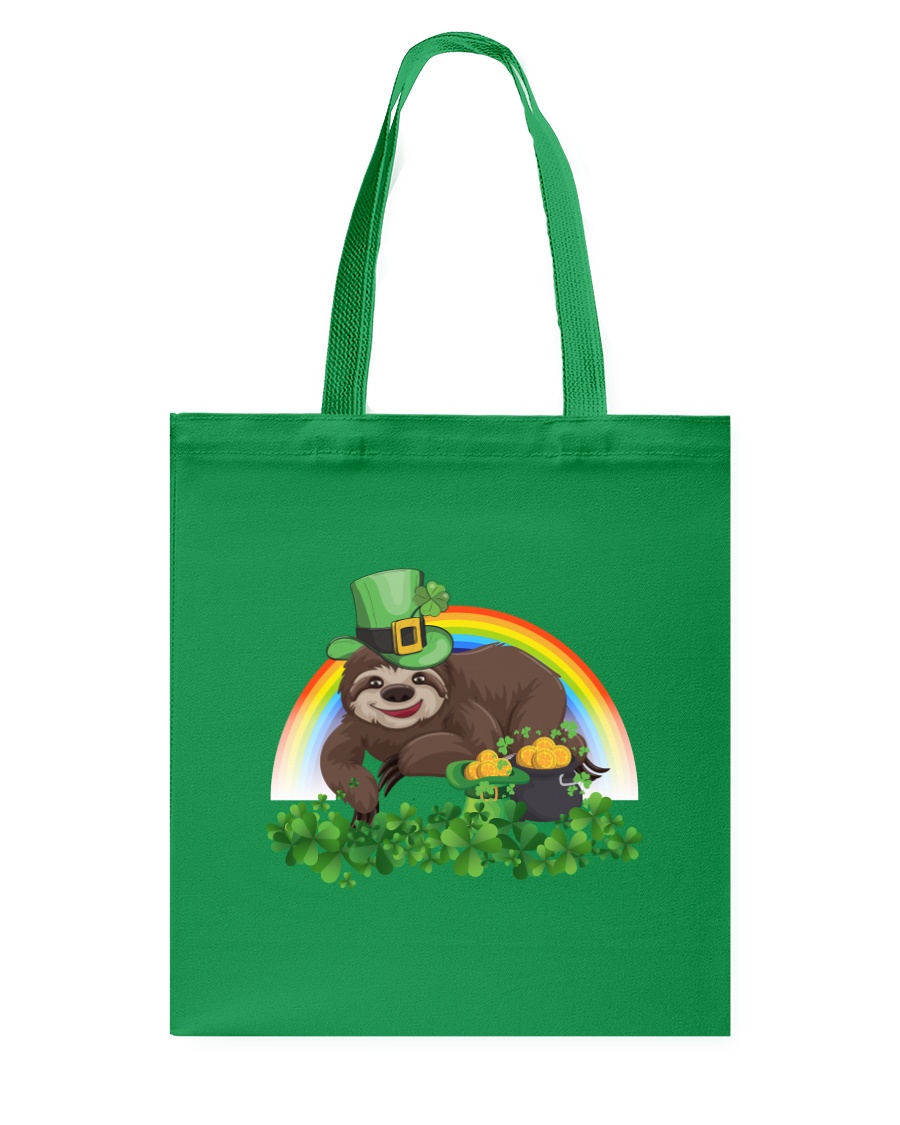 Irish Cute Sloth St Patrick's Day T-Shirt Tote Bag