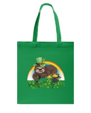 Irish Cute Sloth St Patrick's Day T-Shirt Tote Bag front