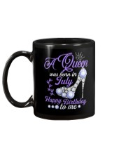 A Queen Was Born In July Happy Birthday to Me Cute Mug back