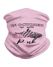 In October We Wear Pink Pumpkin Breast Ribbon Neck Gaiter thumbnail