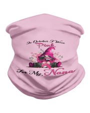 In October I Wear Pink For My Nana Gnome Breast Neck Gaiter thumbnail