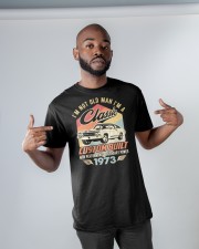 Classic Car - 47 Years Old Matching Birthday Tee Classic T-Shirt apparel-classic-tshirt-lifestyle-front-32
