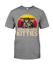 Vintage Show Me Your Kitties Shirt Premium Fit Mens Tee thumbnail