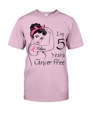 I'm 5 Years Cancer Survivor Breast Cancer Classic T-Shirt thumbnail