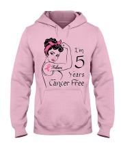 I'm 5 Years Cancer Survivor Breast Cancer Hooded Sweatshirt thumbnail
