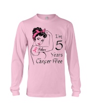 I'm 5 Years Cancer Survivor Breast Cancer Long Sleeve Tee thumbnail