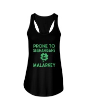 Vintage Prone To Shenanigans And Malarkey Ladies Flowy Tank thumbnail