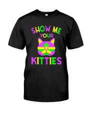 Vintage Show Me Your Kitties Cat Lovers - Unisex Classic T-Shirt thumbnail