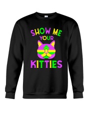 Vintage Show Me Your Kitties Cat Lovers - Unisex Crewneck Sweatshirt thumbnail