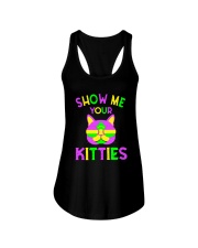 Vintage Show Me Your Kitties Cat Lovers - Unisex Ladies Flowy Tank thumbnail