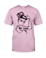 Breast Cancer Warrior Awareness Support Believe Classic T-Shirt thumbnail
