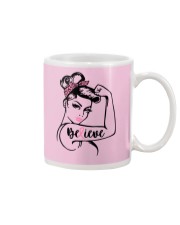 Breast Cancer Warrior Awareness Support Believe Mug thumbnail