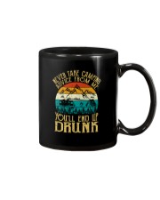 Never Take Camping Advice - You'll End Up Drunk Mug thumbnail
