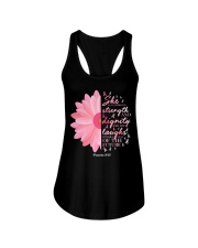 Breast Cancer Awareness Religious Pink Ribbon Ladies Flowy Tank thumbnail