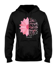 Breast Cancer Awareness Religious Pink Ribbon Hooded Sweatshirt thumbnail