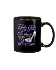July Girls Are Sunshine Mixed With Hurricane Mug thumbnail