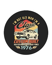 Classic Car - 44 Years Old Matching Birthday Tee Circle Coaster thumbnail