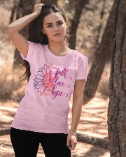 Faith Hope Love Daisy Flower Breast Cancer Ladies T-Shirt apparel-ladies-t-shirt-lifestyle-06