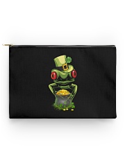Frog Leprechaun Pot Of Gold Shamrock St Patrick's Accessory Pouch - Standard thumbnail