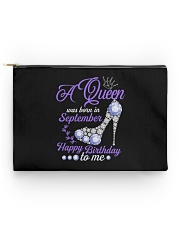 A Queen Was Born In September Happy Birthday to Me Accessory Pouch - Standard thumbnail