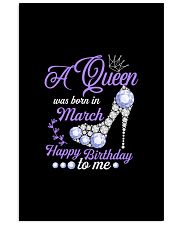 A Queen Was Born In March Happy Birthday to Me 11x17 Poster thumbnail
