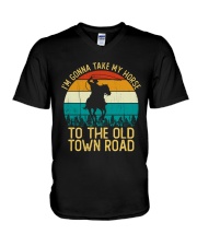 I Am Gonna Take My Horse To The Old Town Road V-Neck T-Shirt thumbnail