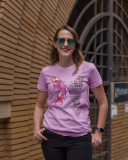 Breast Cancer Is A Journey I Never Planned Ladies T-Shirt lifestyle-women-crewneck-front-2