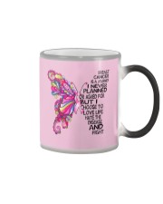 Breast Cancer Is A Journey I Never Planned Color Changing Mug thumbnail