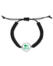 Lucky Irish Green Shamrock St Patrick's Day Cord Circle Bracelet thumbnail