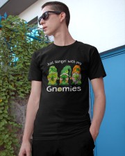 Just Hanging With My Gnomies Irish Green Shamrock Classic T-Shirt apparel-classic-tshirt-lifestyle-17