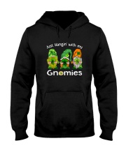 Just Hanging With My Gnomies Irish Green Shamrock Hooded Sweatshirt thumbnail