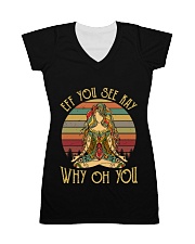Eff You See Kay Why Oh You Tattooed Yoga Lovers All-over Dress thumbnail