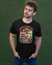 Classic Car - 61 Years Old Matching Birthday Tee Classic T-Shirt apparel-classic-tshirt-lifestyle-front-43