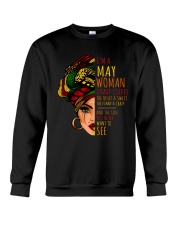 I'm A May Woman I Have 3 Sides Cute Birthday Gift Crewneck Sweatshirt thumbnail