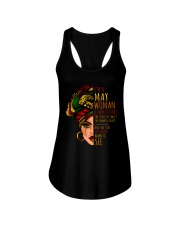 I'm A May Woman I Have 3 Sides Cute Birthday Gift Ladies Flowy Tank front