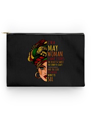 I'm A May Woman I Have 3 Sides Cute Birthday Gift Accessory Pouch - Standard thumbnail