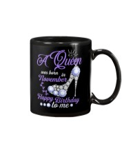 A Queen Was Born In November Happy Birthday to Me Mug thumbnail