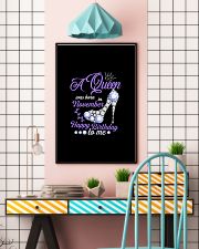 A Queen Was Born In November Happy Birthday to Me 11x17 Poster lifestyle-poster-6