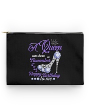 A Queen Was Born In November Happy Birthday to Me Accessory Pouch - Standard thumbnail
