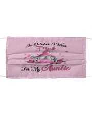 In October I Wear Pink For My Auntie Cloth face mask thumbnail