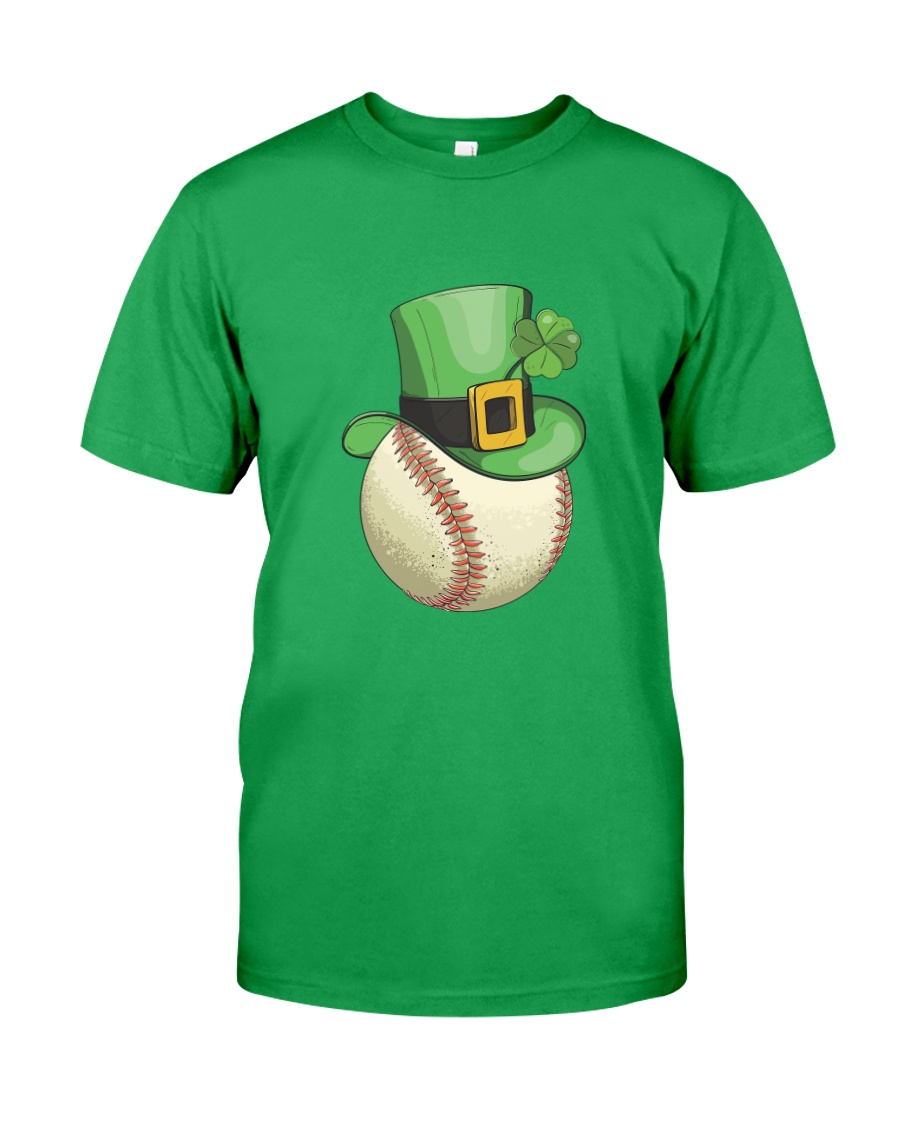 Baseball Leprechaun Irish Shamrock St Patrick's D Classic T-Shirt
